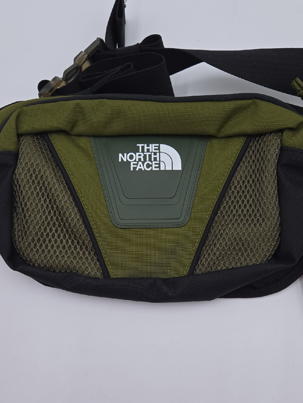 #216 NWT -  The North Face Y2K Hip Pack, Forest Olive/New Taupe Green/TNF Black - Picture 5 of 14